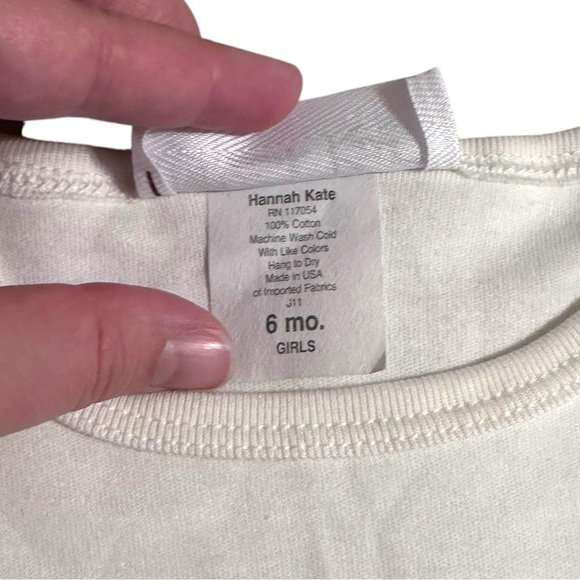 FAO Schwartz / Hanna Kate Long Sleeve Romper Set 6 Months - Picture 5 of 8